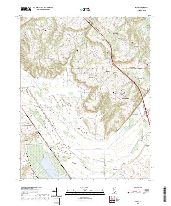 Mermet, IL — USGS 7.5-minute topo (2024)