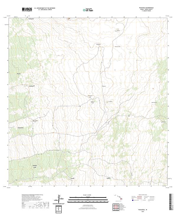 Puulehua, HI — USGS 7.5-minute topo (2024)