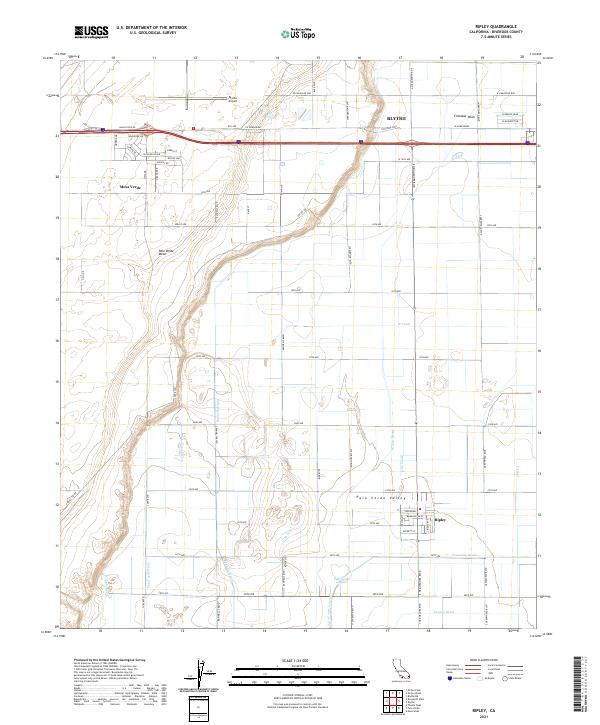 Ripley, CA — USGS 7.5-minute topo (2021)