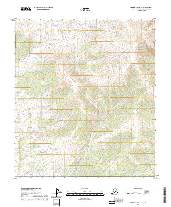 Table Mountain A-2 NE, AK — USGS 7.5-minute topo (2024)