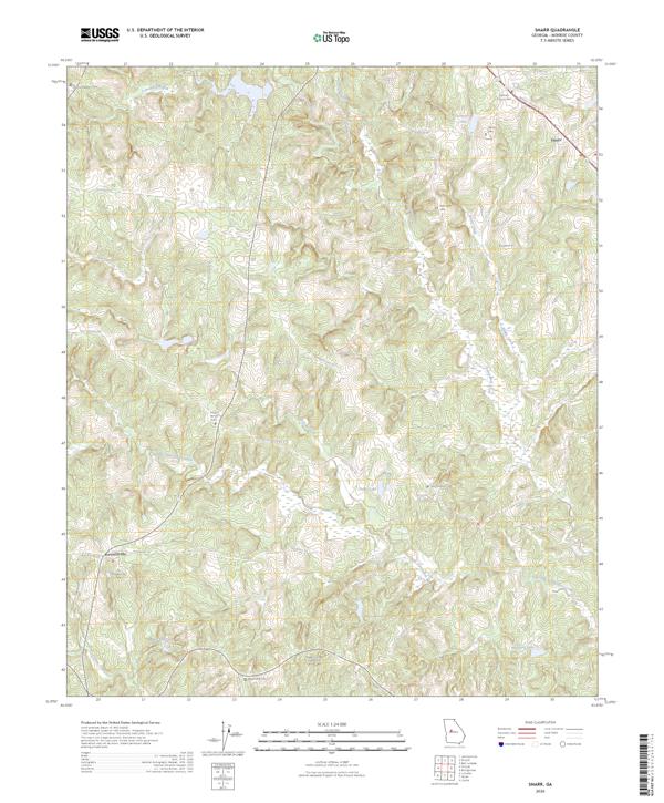 Smarr, GA — USGS 7.5-minute topo (2026)