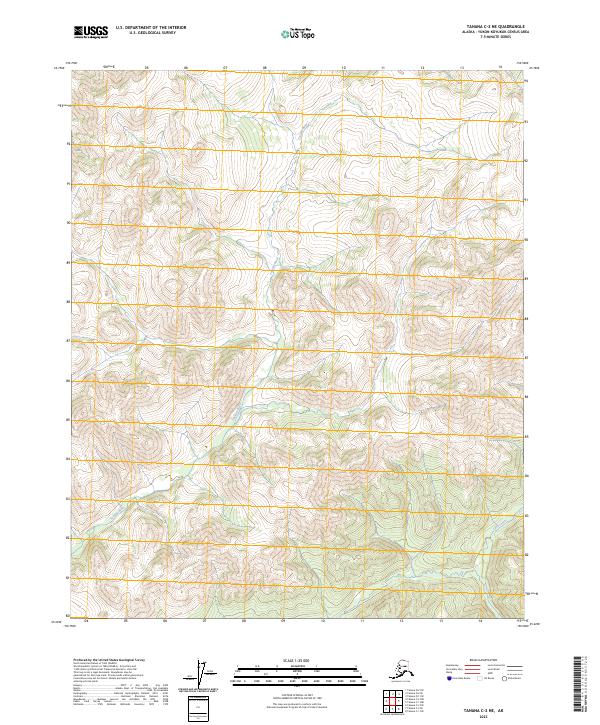 Tanana C-2 NE, AK — USGS 7.5-minute topo (2023)