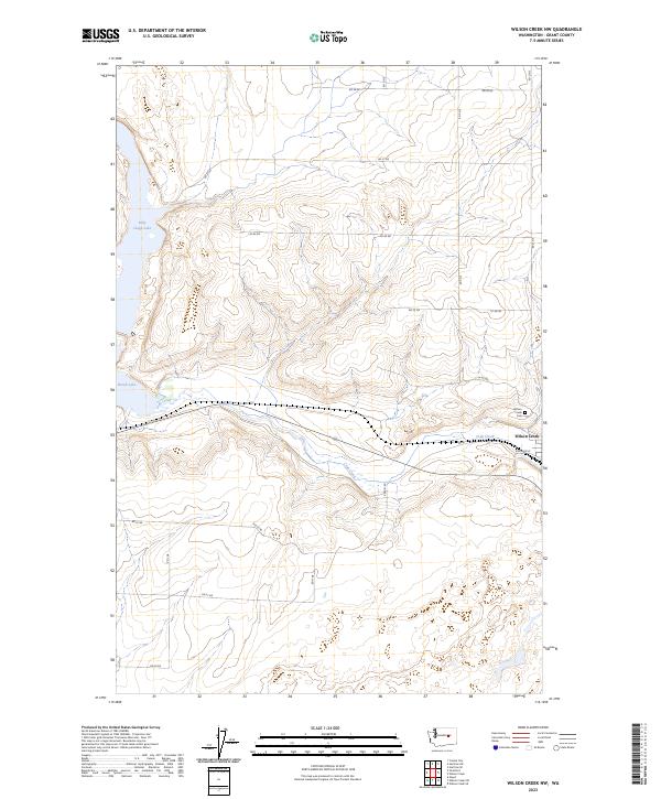 Wilson Creek NW, WA — USGS 7.5-minute topo (2023)