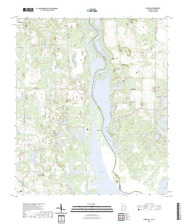 Fairchild, GA-FL — USGS 7.5-minute topo (2024)