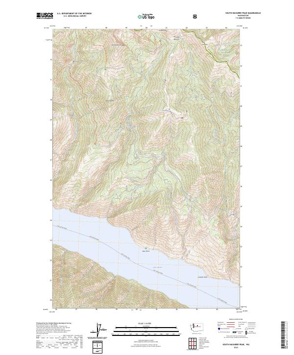 South Navarre Peak, WA — USGS 7.5-minute topo (2023)