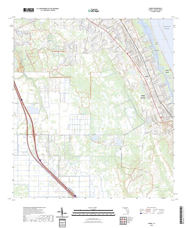 Gomez, FL — USGS 7.5-minute topo (2024)
