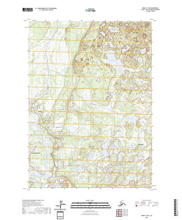 Kenai C-3 SW, AK — USGS 7.5-minute topo (2024)