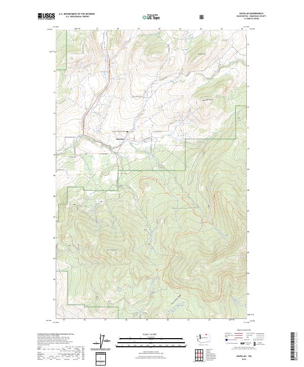 Havillah, WA — USGS 7.5-minute topo (2023)