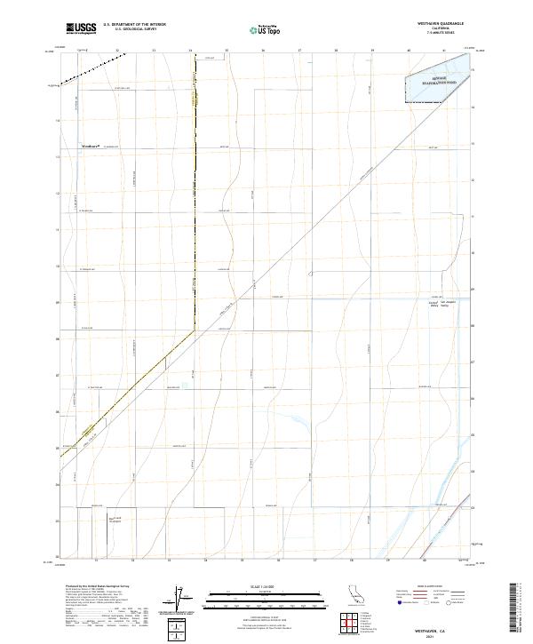 Westhaven, CA — USGS 7.5-minute topo (2021)