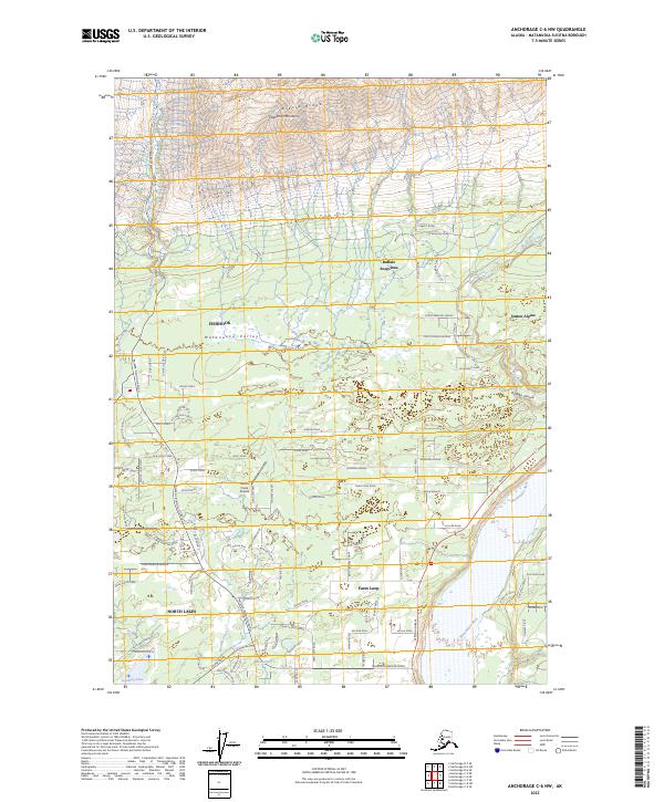 Anchorage C-6 NW, AK — USGS 7.5-minute topo (2023)