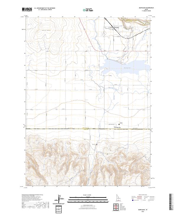 Murtaugh, ID — USGS 7.5-minute topo (2024)