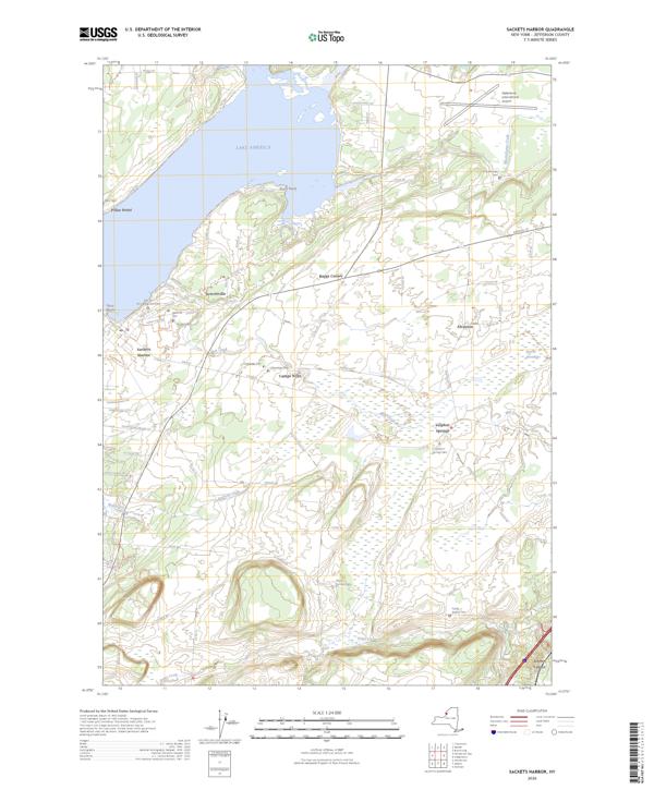 Sackets Harbor, NY — USGS 7.5-minute topo (2026)