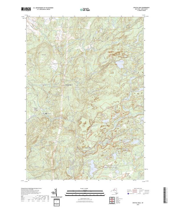 Crystal Dale, NY — USGS 7.5-minute topo (2023)