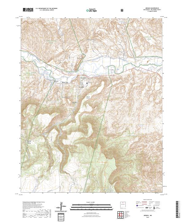 Abiquiu, NM — USGS 7.5-minute topo (2023)