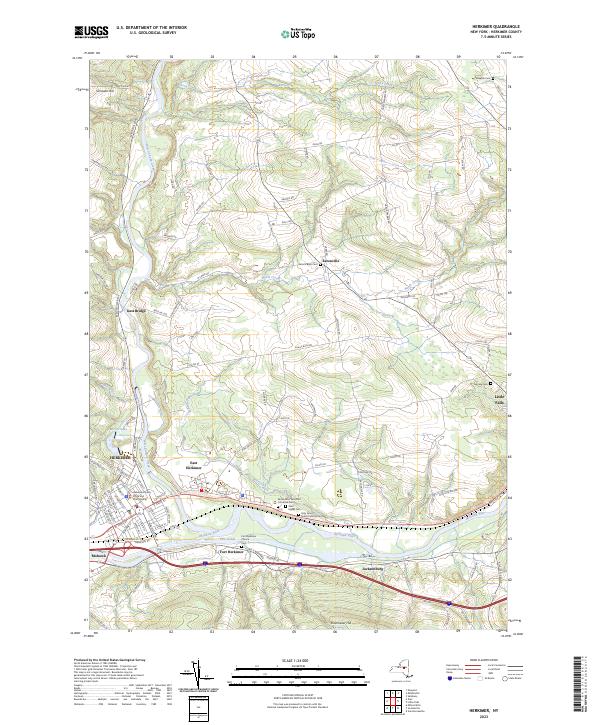 Herkimer, NY — USGS 7.5-minute topo (2023)
