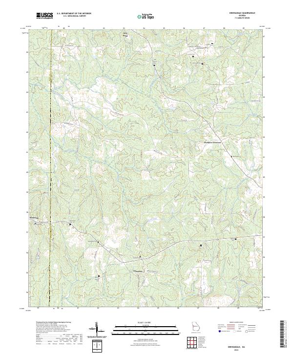 Odessadale, GA — USGS 7.5-minute topo (2024)