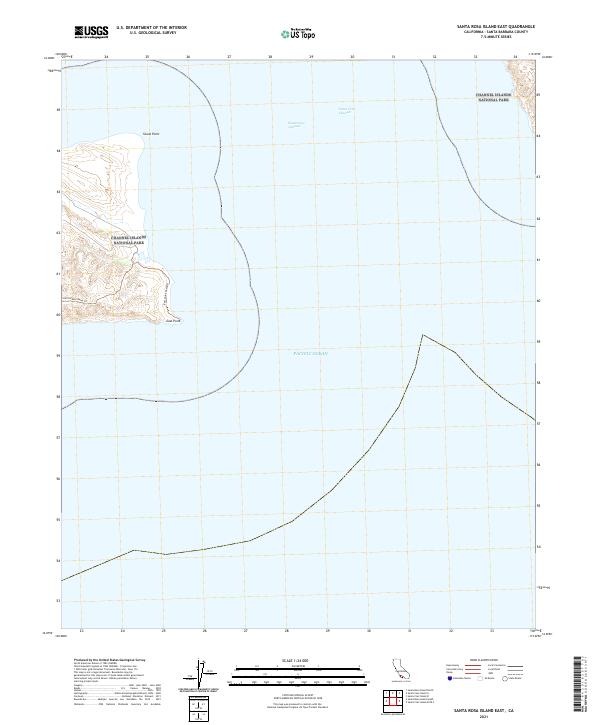 Santa Rosa Island East, CA — USGS 7.5-minute topo (2021)