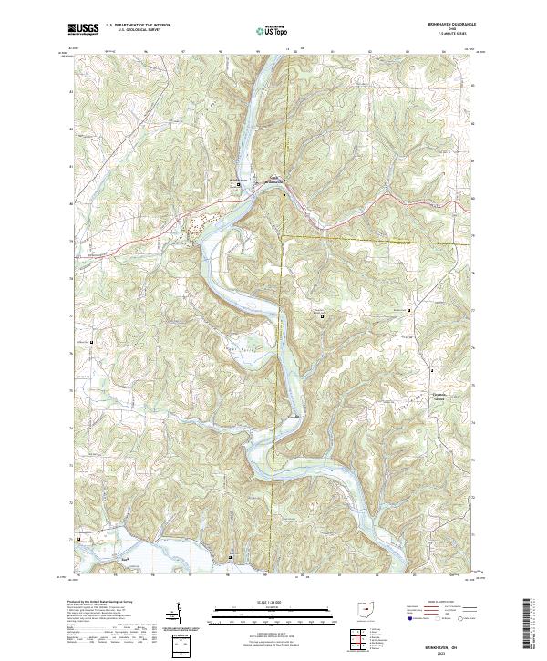 Brinkhaven, OH — USGS 7.5-minute topo (2023)
