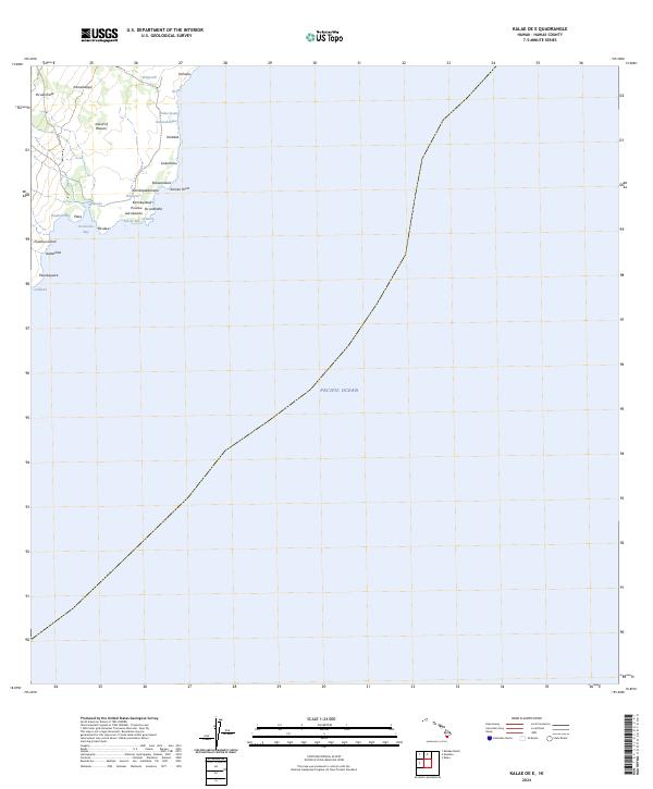 Kalae OE E, HI — USGS 7.5-minute topo (2024)