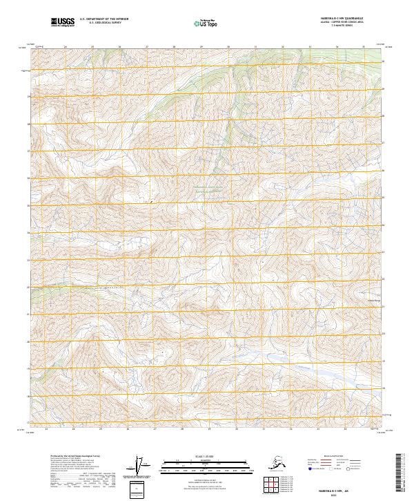 Nabesna B-3 NW, AK — USGS 7.5-minute topo (2023)