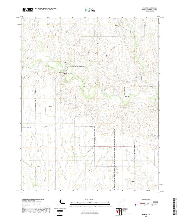 Wilmore, KS — USGS 7.5-minute topo (2022)