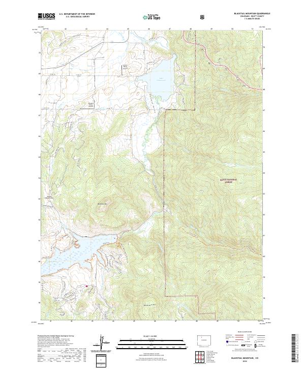 Blacktail Mountain, CO — USGS 7.5-minute topo (2022)