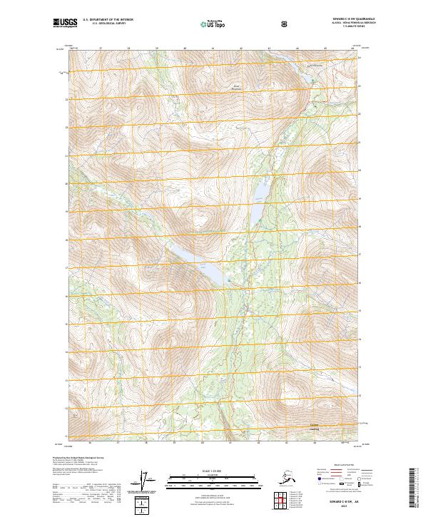 Seward C-8 SW, AK — USGS 7.5-minute topo (2023)