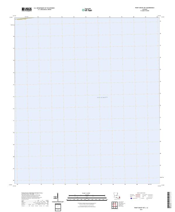 Point Chicot OE S, LA — USGS 7.5-minute topo (2024)