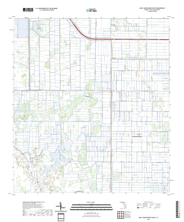 Saint Johns Marsh South, FL — USGS 7.5-minute topo (2024)