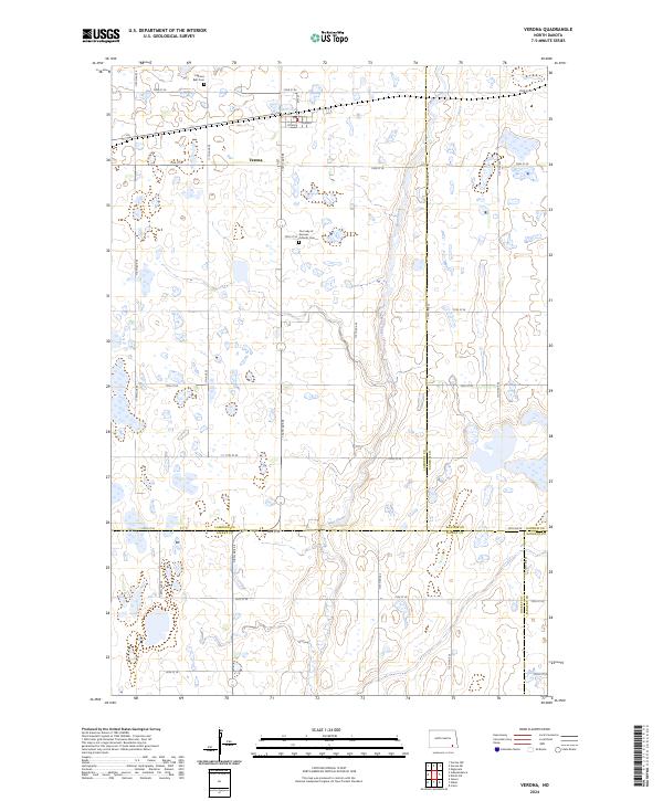 Verona, ND — USGS 7.5-minute topo (2024)
