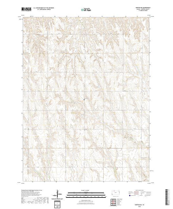 Norton NE, KS — USGS 7.5-minute topo (2022)