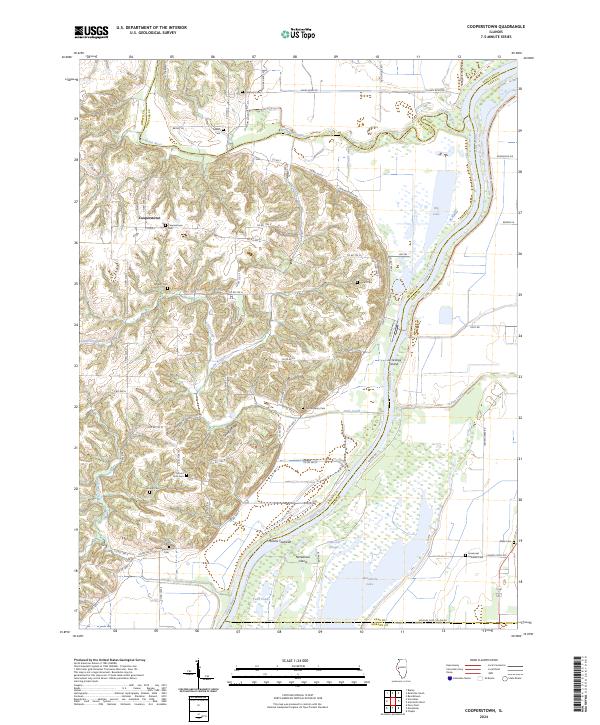 Cooperstown, IL — USGS 7.5-minute topo (2024)