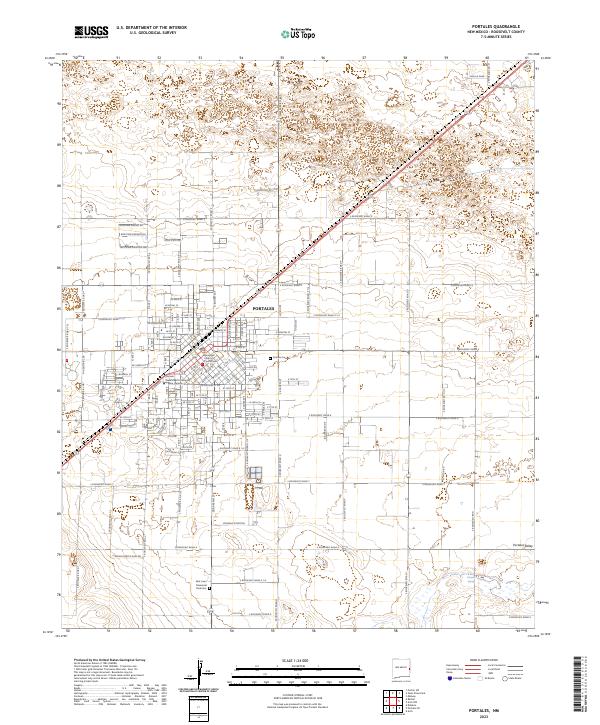 Portales, NM — USGS 7.5-minute topo (2023)