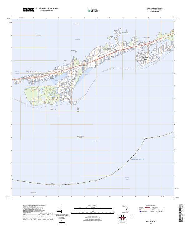 Marathon, FL — USGS 7.5-minute topo (2024)