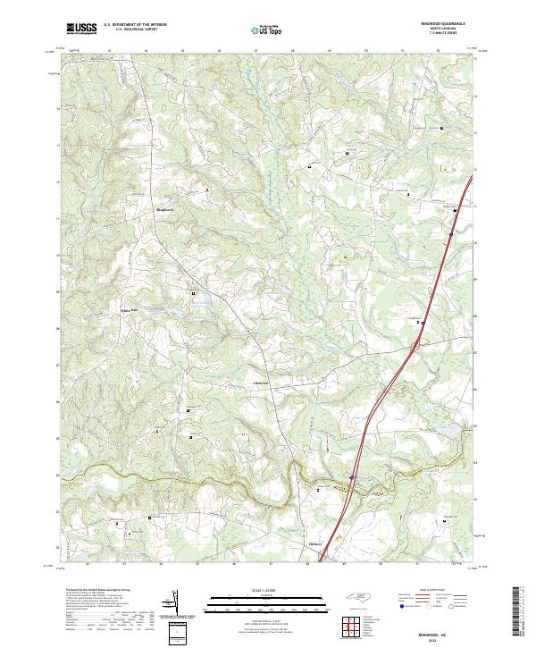 Ringwood, NC — USGS 7.5-minute topo (2022)
