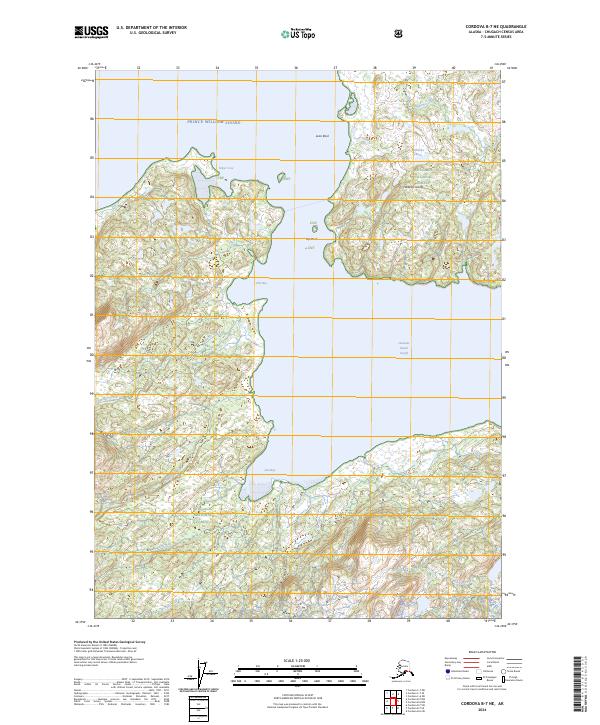 Cordova B-7 NE, AK — USGS 7.5-minute topo (2024)