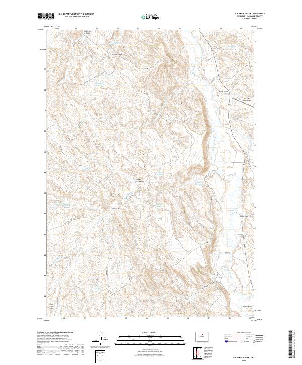 Joe Emge Creek, WY — USGS 7.5-minute topo (2021)