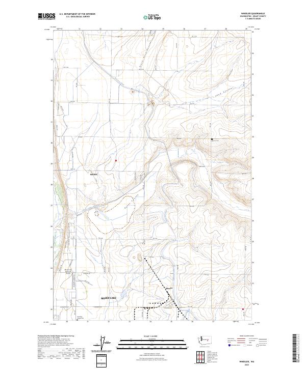 Wheeler, WA — USGS 7.5-minute topo (2023)