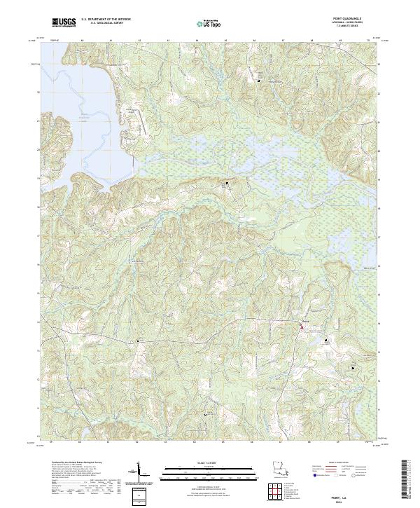 Point, LA — USGS 7.5-minute topo (2024)