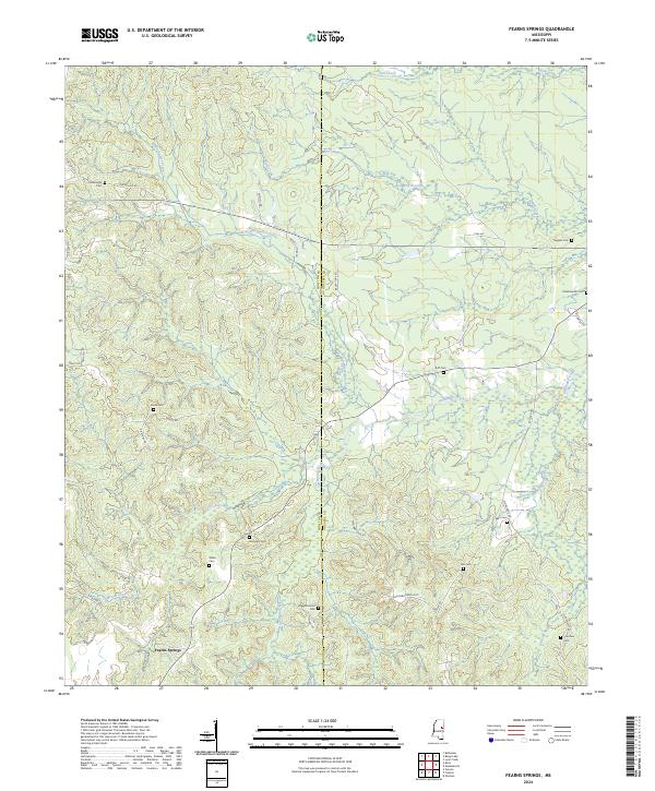 Fearns Springs, MS — USGS 7.5-minute topo (2024)