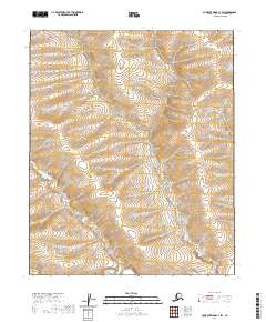 Lookout Ridge C-1 SW, AK — USGS 7.5-minute topo (2020)