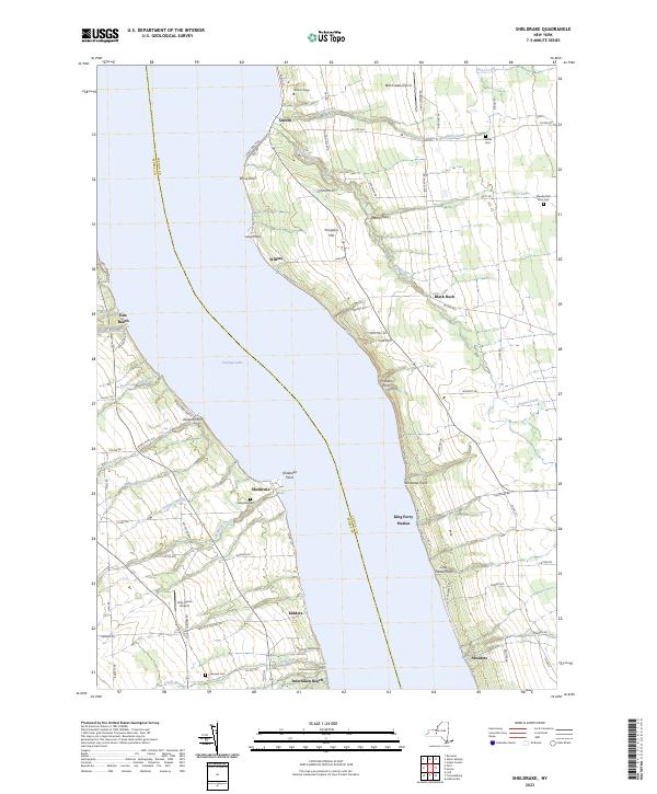 Sheldrake, NY — USGS 7.5-minute topo (2023)