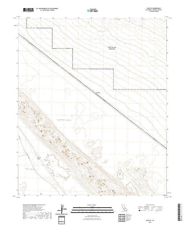 Acolita, CA — USGS 7.5-minute topo (2021)