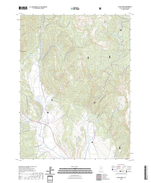 Co-op Creek, UT — USGS 7.5-minute topo (2023)