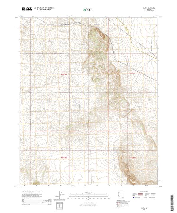 Yampai, AZ — USGS 7.5-minute topo (2026)