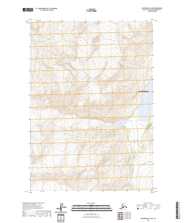 Anchorage A-5 NW, AK — USGS 7.5-minute topo (2023)