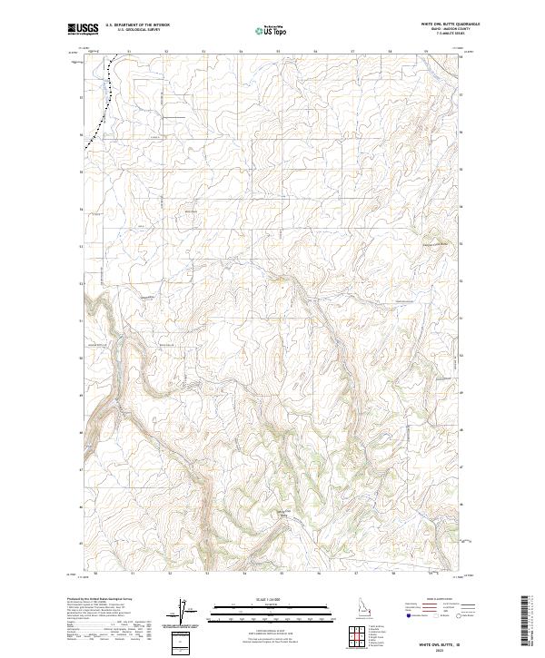 White Owl Butte, ID — USGS 7.5-minute topo (2023)