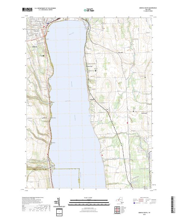 Geneva South, NY — USGS 7.5-minute topo (2023)