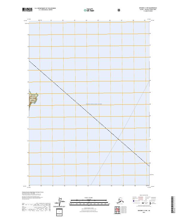 Seward C-2 NW, AK — USGS 7.5-minute topo (2023)
