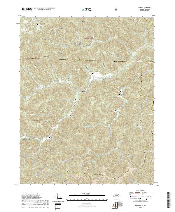 Ketchen, TN-KY — USGS 7.5-minute topo (2022)